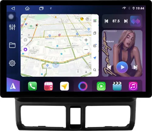 Магнитола для Honda CR-V 2 2000-2006 - FarCar GX877 монитор 13" 2K QLED на Android 14, S500+TS20, Быстрейшая, CarPlay, 4G SIM-слот