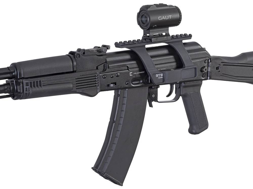 Прицел призматический Gaut Sapphire 1x18, HD, красная, 8+2NV, датчик движения, Picatinny, 1 MOA, CR2032, 75х50x66мм,252г - фото 2