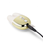 Белый вибратор с ушками 8,4см Le Wand Double Vibe LW-035-WG