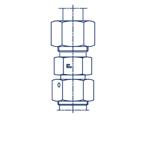 Соединение PNF DL35 45х2 (корпус) не редукционное