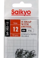 Вертлюг с застежкой Saikyo SA-302