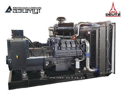 Дизельный генератор Азимут АД-480С-Т400-2РМ6C Deutz с автозапуском