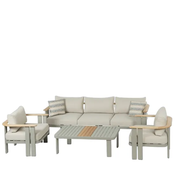 Комплект уличной мебели Cloud Lounge, диван, 2 кресла, столик