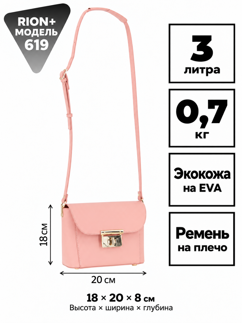 RION+ 619PCH — инфографика
