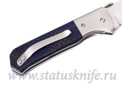 Нож Chuck Gedraitis Small Marauder CPM154 CF Blue 2014фотография - 5