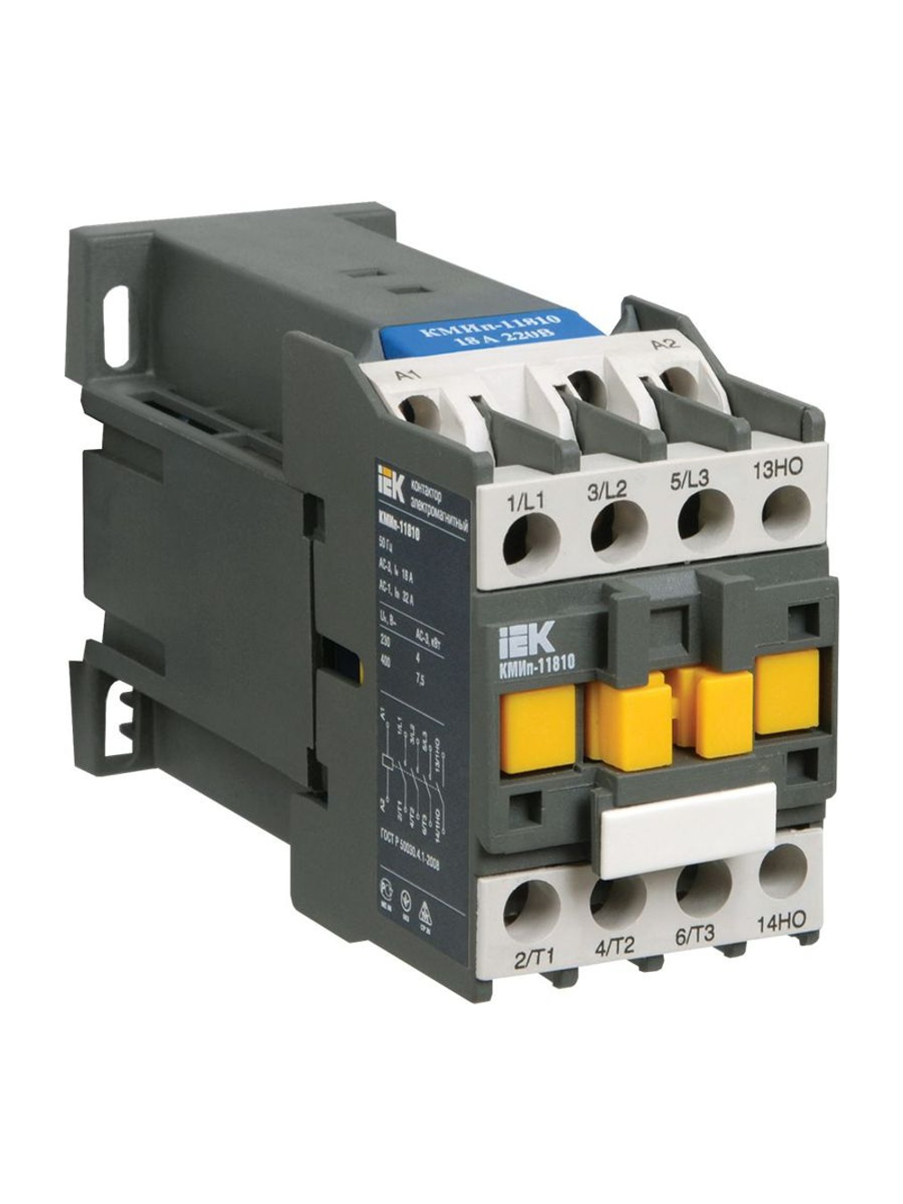 Контактор КМИп-10910 3п 9А 24В/АС3 1НО KARAT IEK KMD11-009-024-10