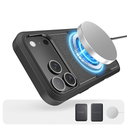 Противоударный чехол с MagSafe для iPhone 17 Pro Max, Dux Ducis, серия Shld Series Magnetic Case