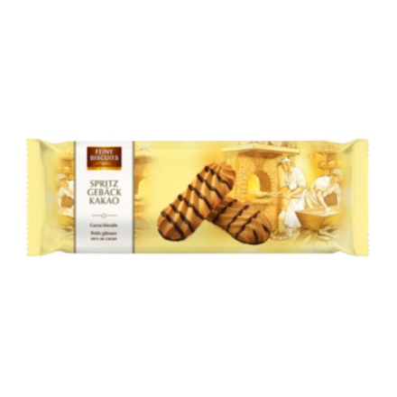 Хрустящее печенье с какао-глазурью ТМ Feiny Biscuits, 200 г