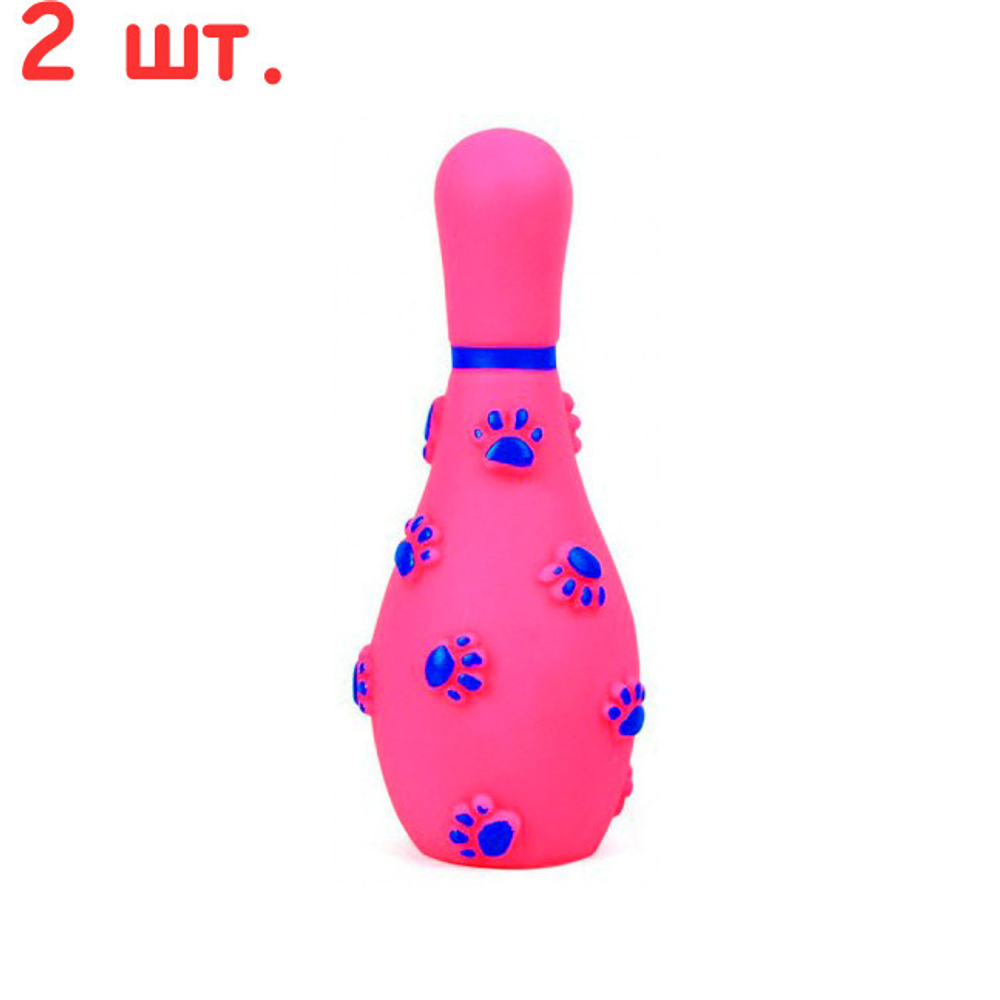 Игрушка для собак виниловая "Кегля", 14x5.5 см