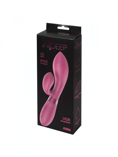 Перезаряжаемый вибратор Indeep Juna Magenta 7700-06indeep