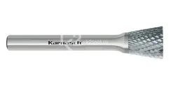 Борфреза твердосплавная Karnasch форма N, 6х8х6х50 мм, насечка HP-4, без покрытия, арт. 11.3098-015