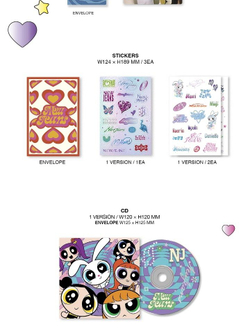 Альбом NEWJEANS - GET UP 2nd EP THE POWERPUFF GIRLS X NJ BOX 2 Version SET