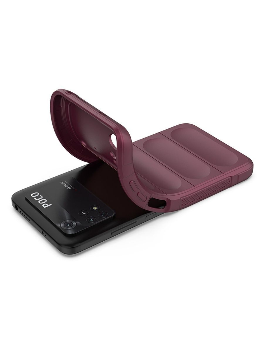 Противоударный чехол Flexible Case для Poco M4 Pro 4G