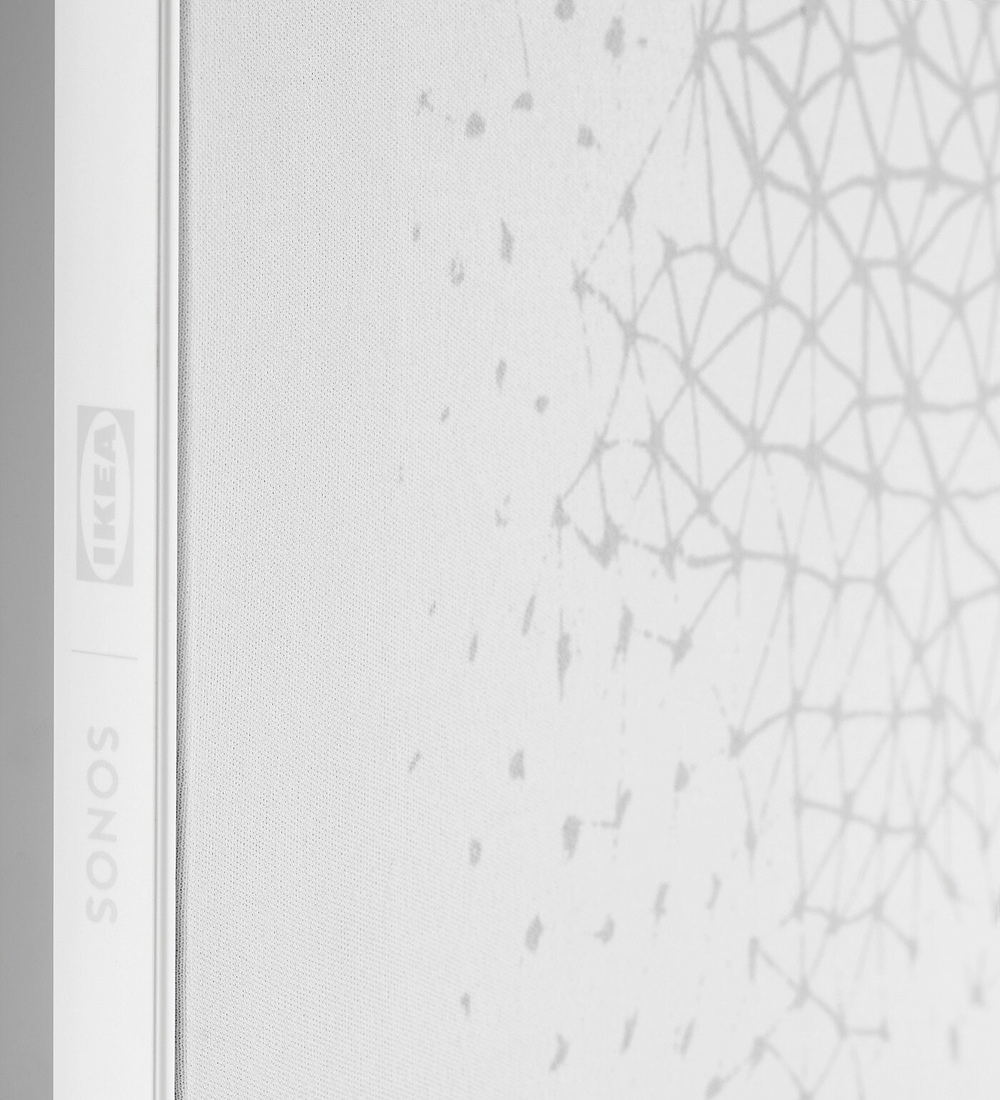IKEA SYMFONISK  (ИКЕА СЙМФОНИСК)  -  Изображение с динамиком Wi-Fi, белый/умный