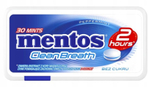MENTOS набор освежающих пастилок с цинком (3 шт. по 21 г) CleanBreath мята-интенсивная мята-лимон/мелисса, без сахара, 63 г, Турция