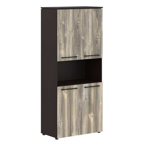 Шкаф с 2-мя комплектами глухих малых дверей MHC 85.4 854х423х1956 MORRIS