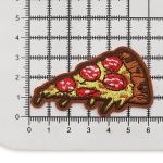 Аппликация термоклеевая "Кусок пиццы" 3.4х6 см, Hobby&Pro