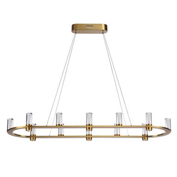 Подвесная светодиодная люстра 69W 3000K 7144/65L античная бронза DEFANCE Odeon Light