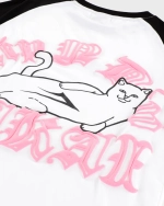 Футболка RIPNDIP X LAKAI Raglan Tee White / Black