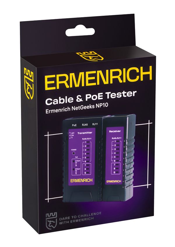 Кабельный тестер Ermenrich NetGeeks NP10