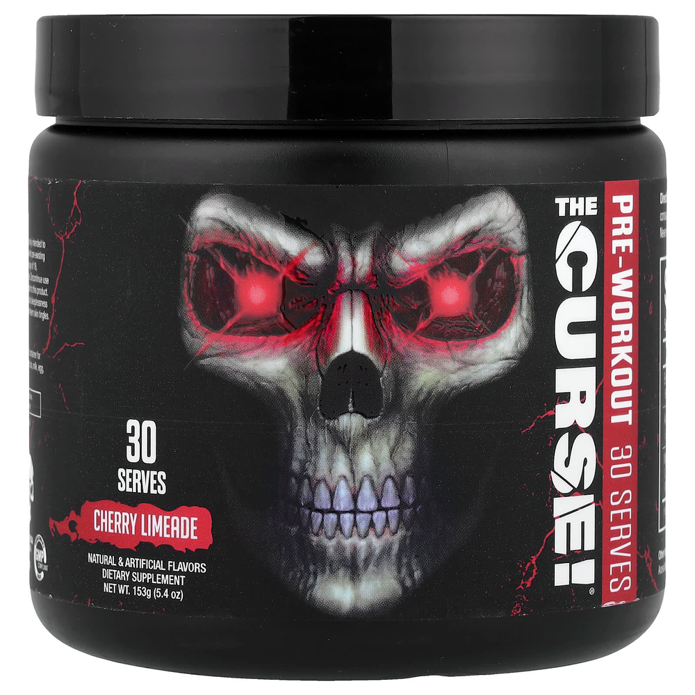 JNX Sports, The Curse!®, предтренировочный комплекс, со вкусом вишневого лаймада, 153 г (5,4 унции)