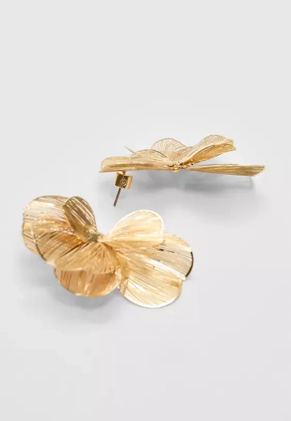 STRADIVARIUS Серьги-веера в виде цветов, золотой