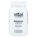 Vital Nutrients, мелатонин, 10 мг, 60 веганских капсул