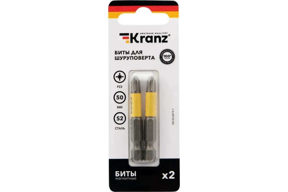 БИТА KRANZ PZ 2x50MM 2ШТ KR-92-0419-1