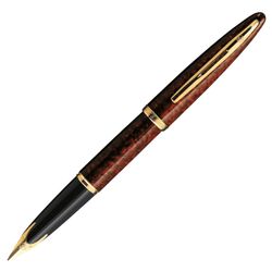 Waterman Carene Amber GT перо золото 18Ct F (S0700860)