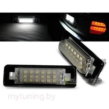 Подсветка номера LED для Mercedes W210 W202