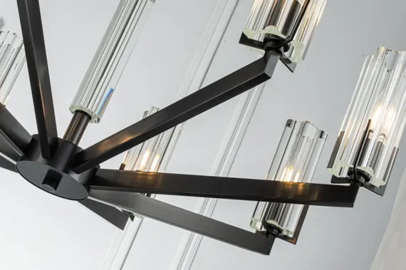 Подвесная люстра Malone 6035-8 BL CL Belfast