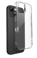 Чехол накладка iPhone 15 6.1" Gurdini силикон Ultra Twin 1 mm прозрачный