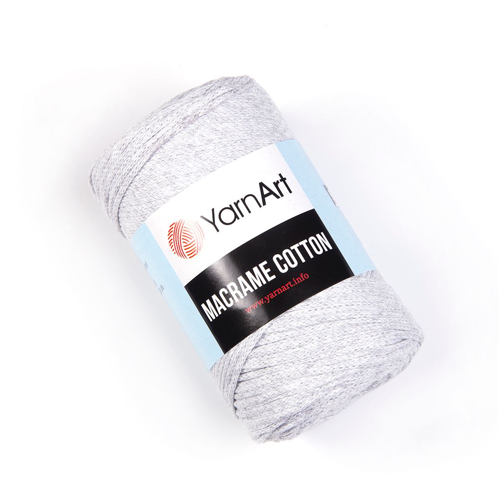 Пряжа YarnArt Macrame Cotton, Светло-серый