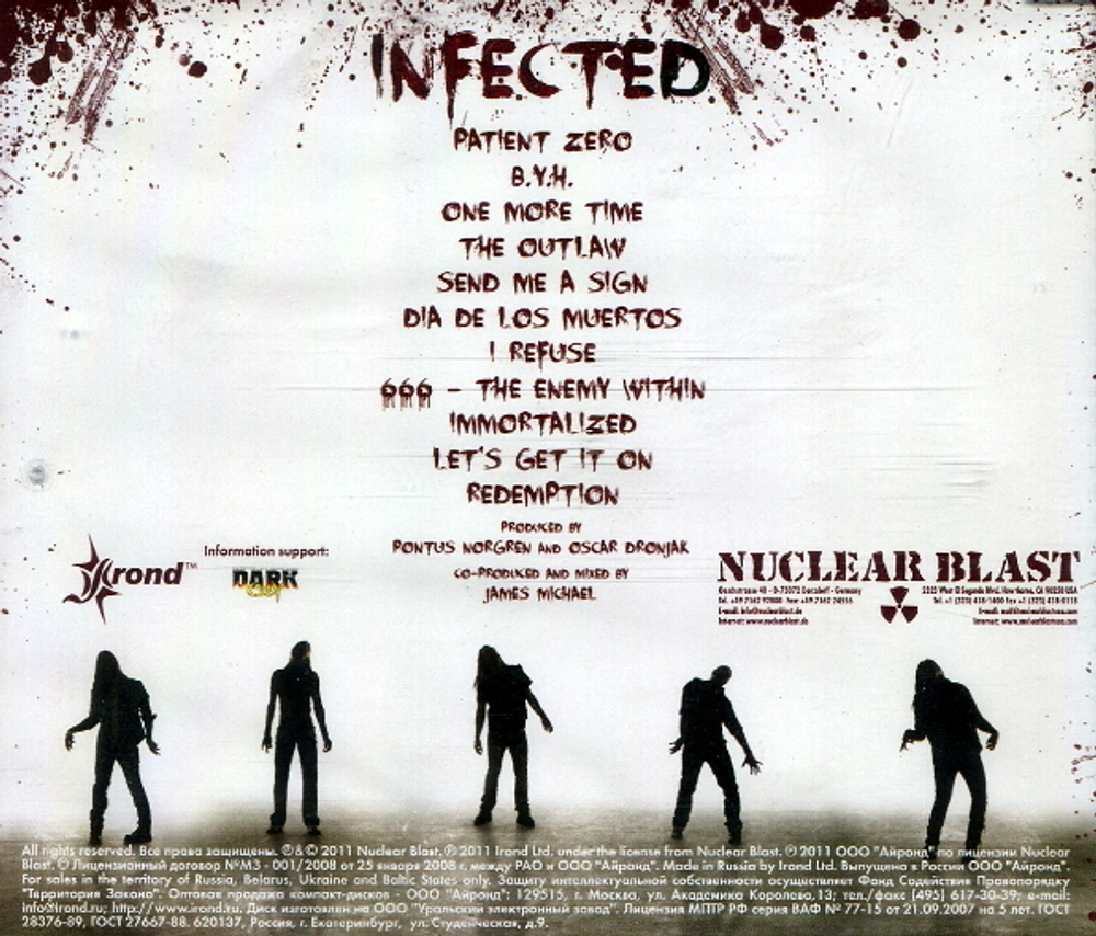 HammerFall / Infected (RU)(CD)