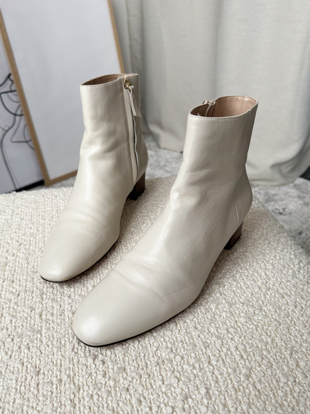Кожаные полусапоги Massimo Dutti, 38