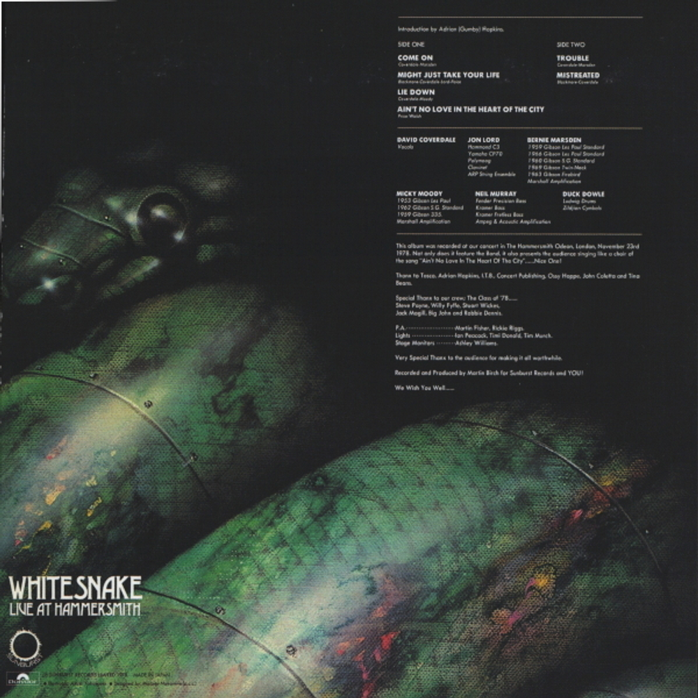 Комплект / Whitesnake (1978 - 1982)(7 Mini LP CD)