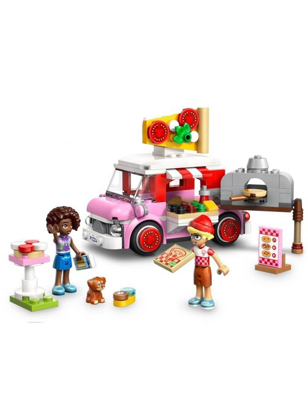 Конструктор Лего Френдс Грузовик для перевозки пиццы 42694 | LEGO Friends Pizza Truck | грузовик модель 190 деталей | 6+