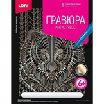 Гравюра Антистресс золото 18*24см "Бурый медведь" (Lori)
