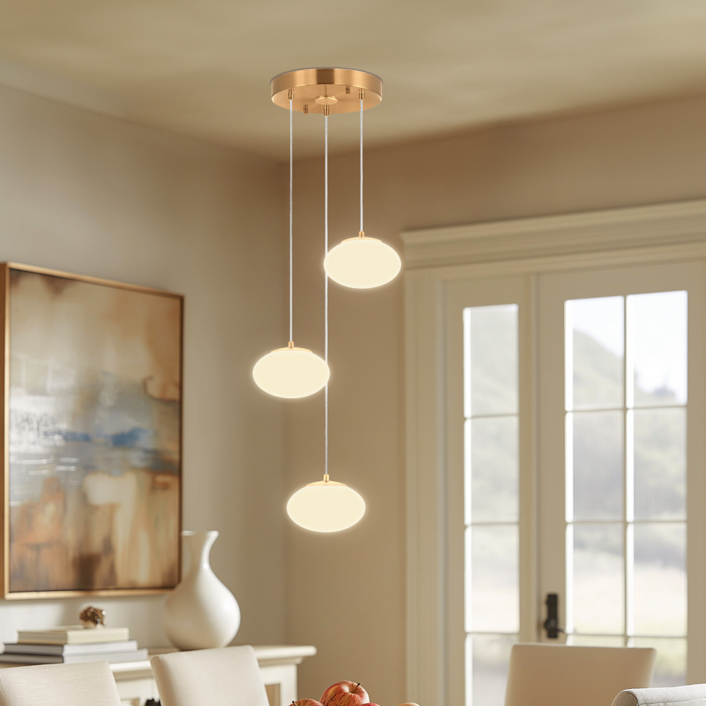 Citilux ATMAN SMART CL226A033 LED RGB Умная каскадная люстра Бронза