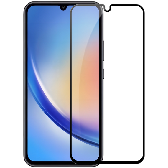 Стекло на дисплей 6D c олеофобным покрытием для Samsung Galaxy A34 5G, G-Rhino