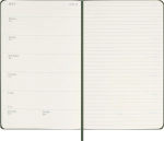 Еженедельник Moleskine Classic (DHK1512WN3) 13х21см твердая обложка зеленый