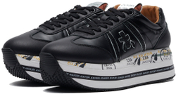 Premiata Beth 6045 черные кожаные