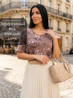 Футболка большие размеры нарядная удлиненная