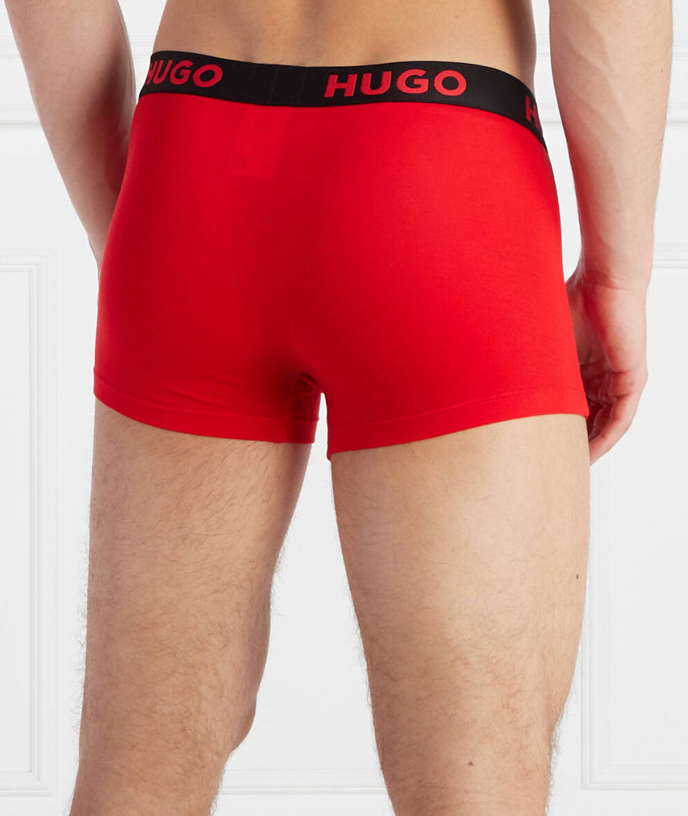 Трусики-боксеры 3шт. TRUNK TRIPLET NEBULA Hugo Bodywear - белый(50496723)