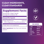 MRM Nutrition, экстракт виноградных косточек, 100 веганских капсул (120 мг в 1 капсуле)