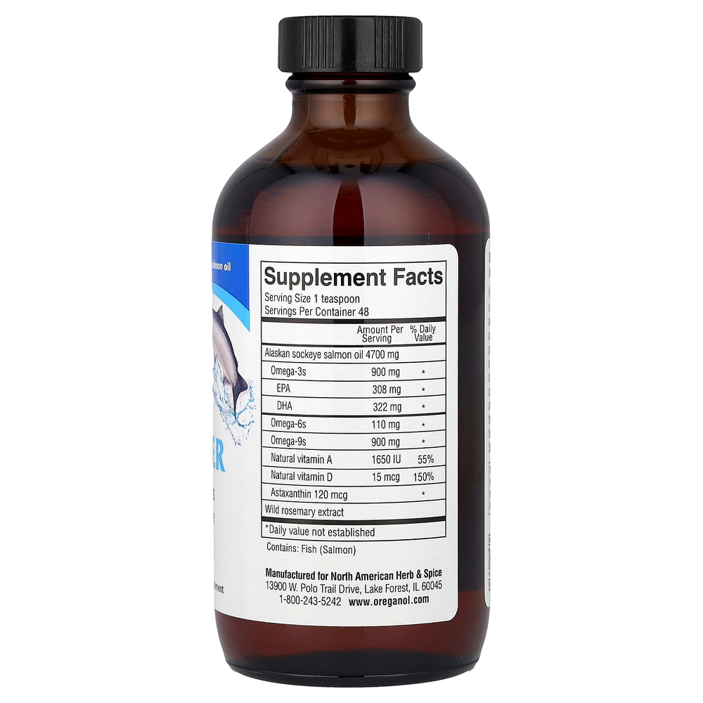 North American Herb & Spice, Wild PolarPower, натуральный витамин D-Plus с витамином A и омега-3, 240 мл (8 жидк. унций)