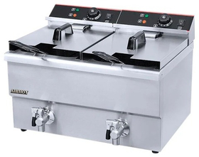Фритюрница Airhot EF12+12 с краном