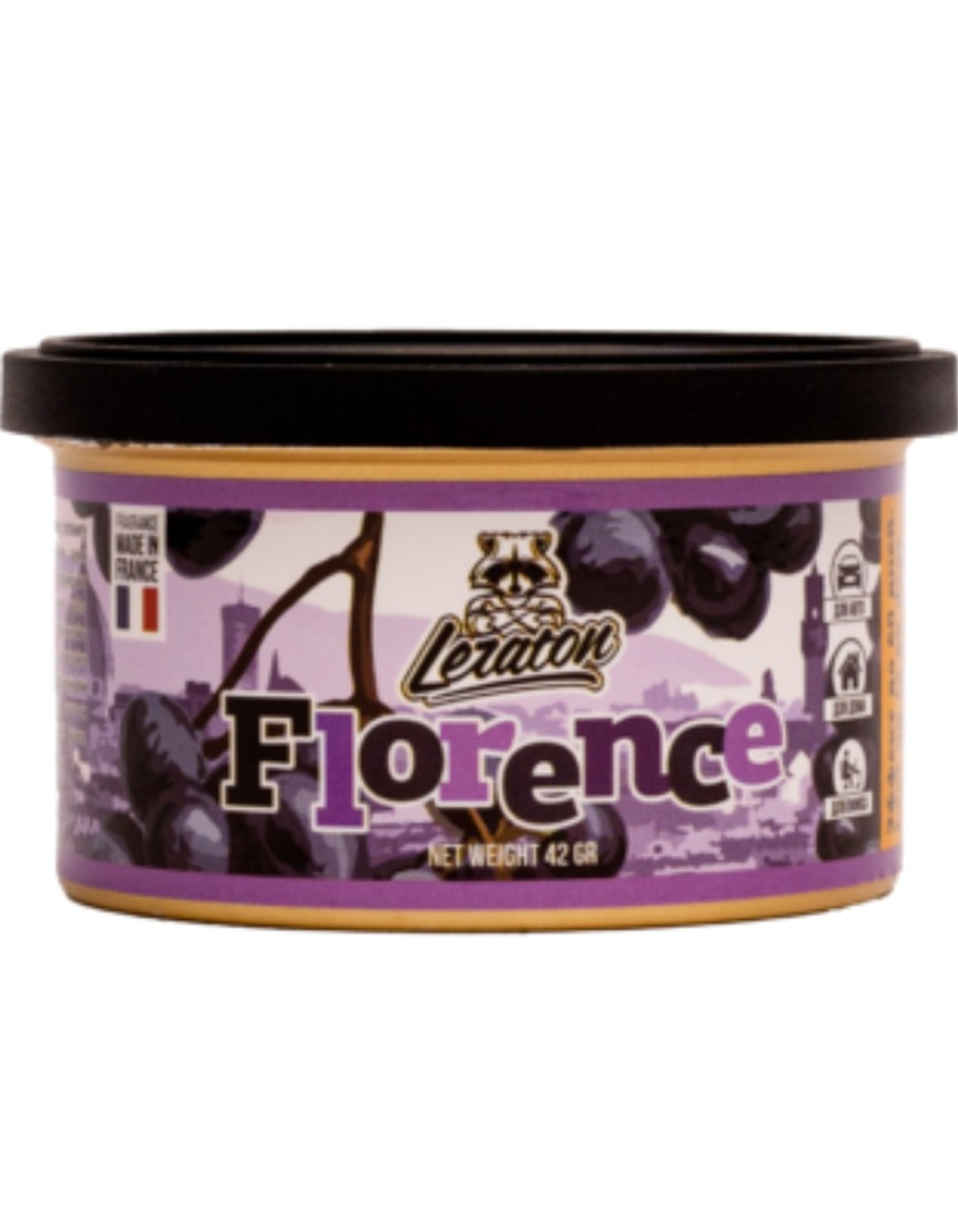 Leraton Ароматизатор для автомобиля в банке Florence (Grape/Виноград)
