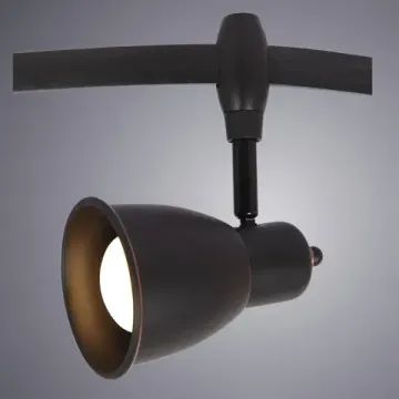 Трековый однофазный светильник 1*E14 A3058PL-1BK чёрный Rails Kits Arte Lamp