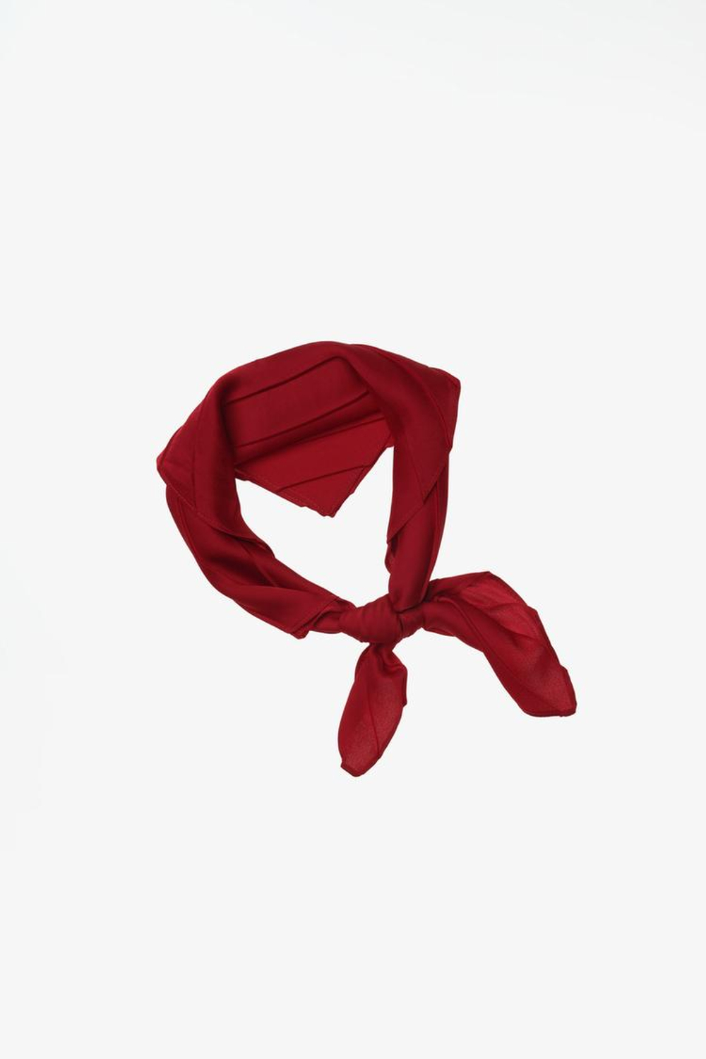 ZARA X JOHN GALLIANO ОДНОТОННАЯ БАНДАНА, КРАСНЫЙ